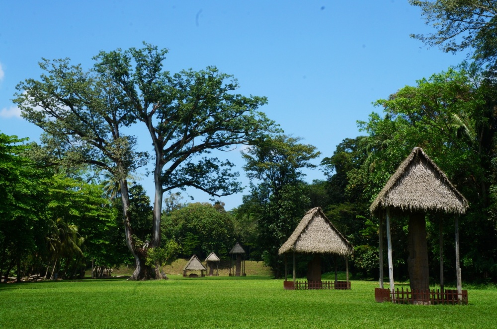 Parque arqueológico de Quiriguá.